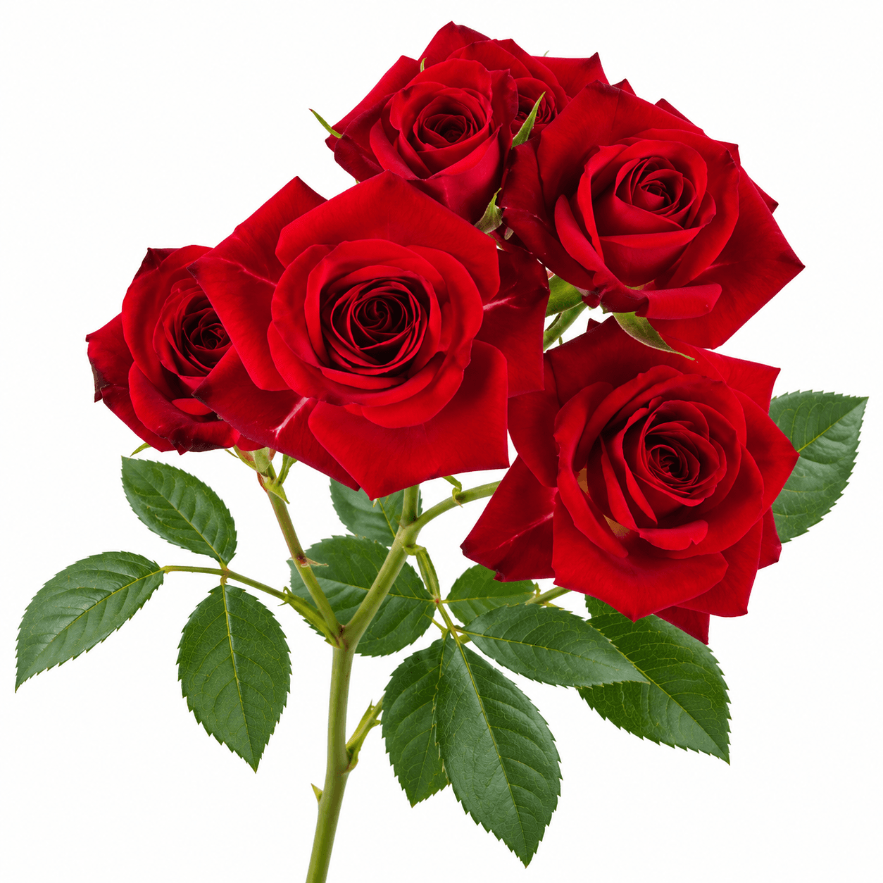 Red Spray Rose